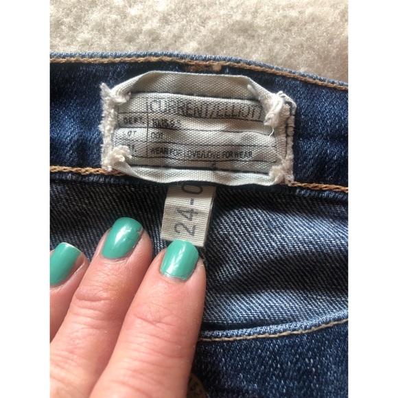 Current/Elliot The Cropped Straight Jeans Size 24 - Picture 5 of 8